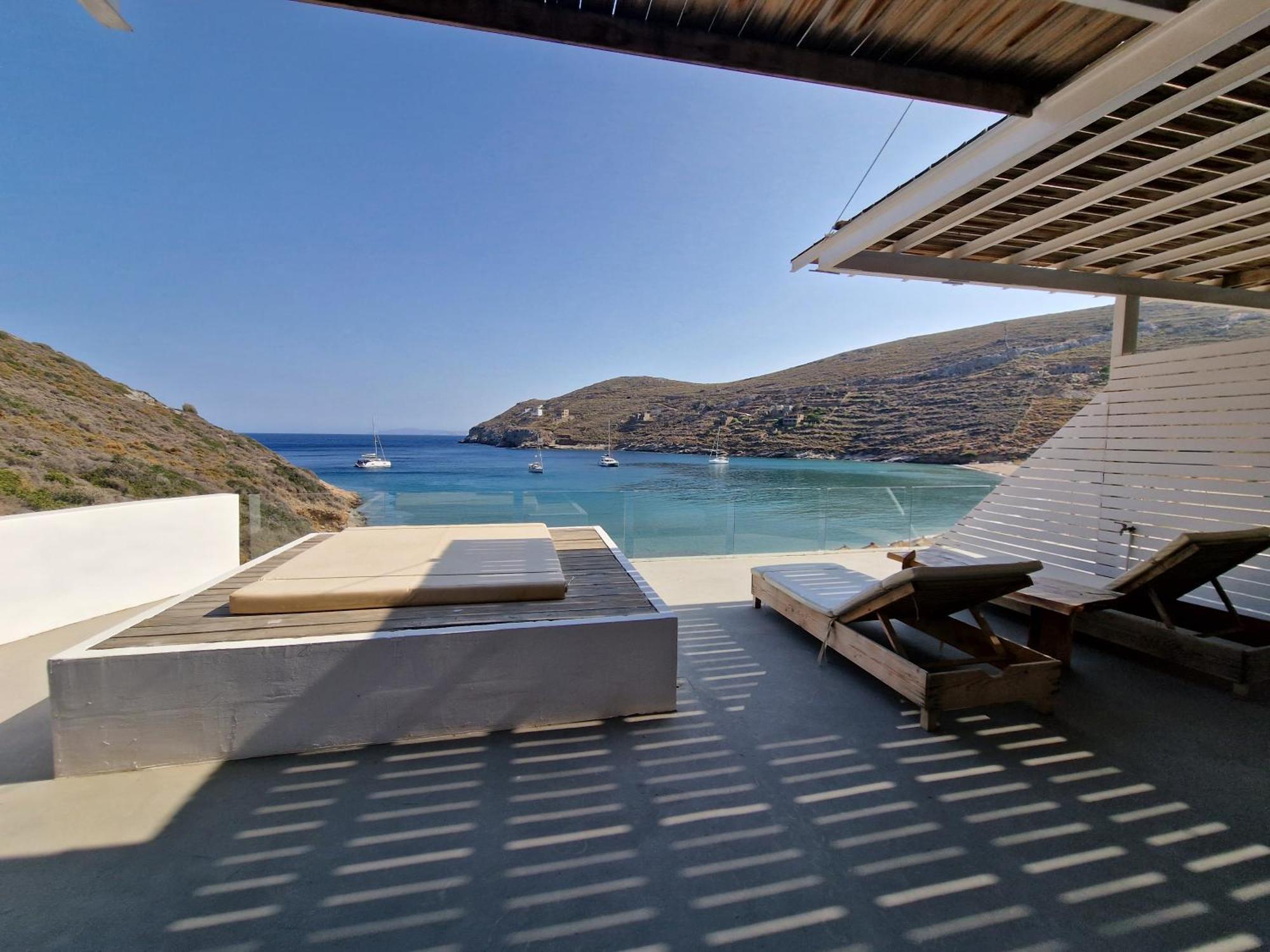 Spathi Beach Suites Kea Rum bild