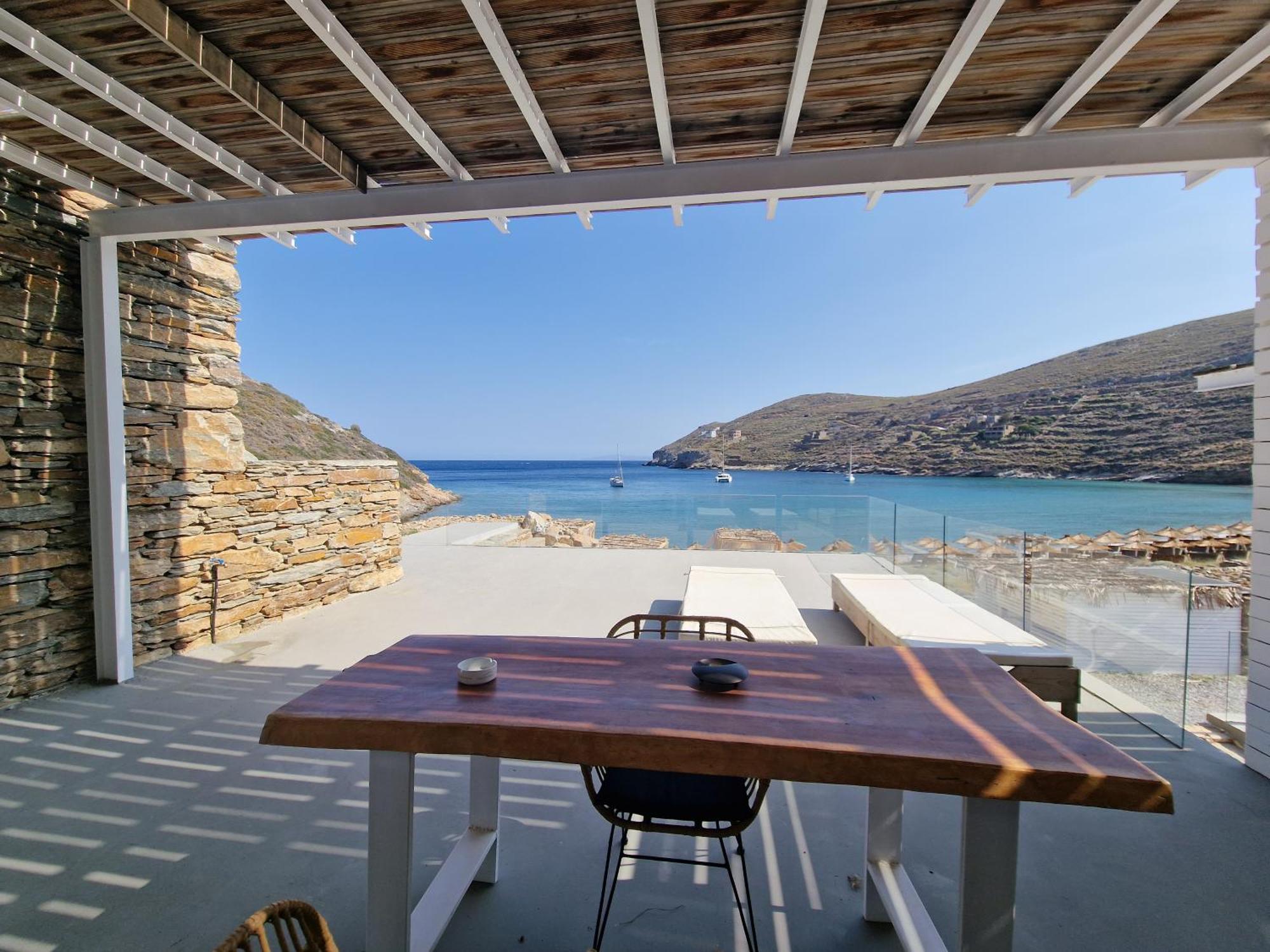 Spathi Beach Suites Kea Rum bild