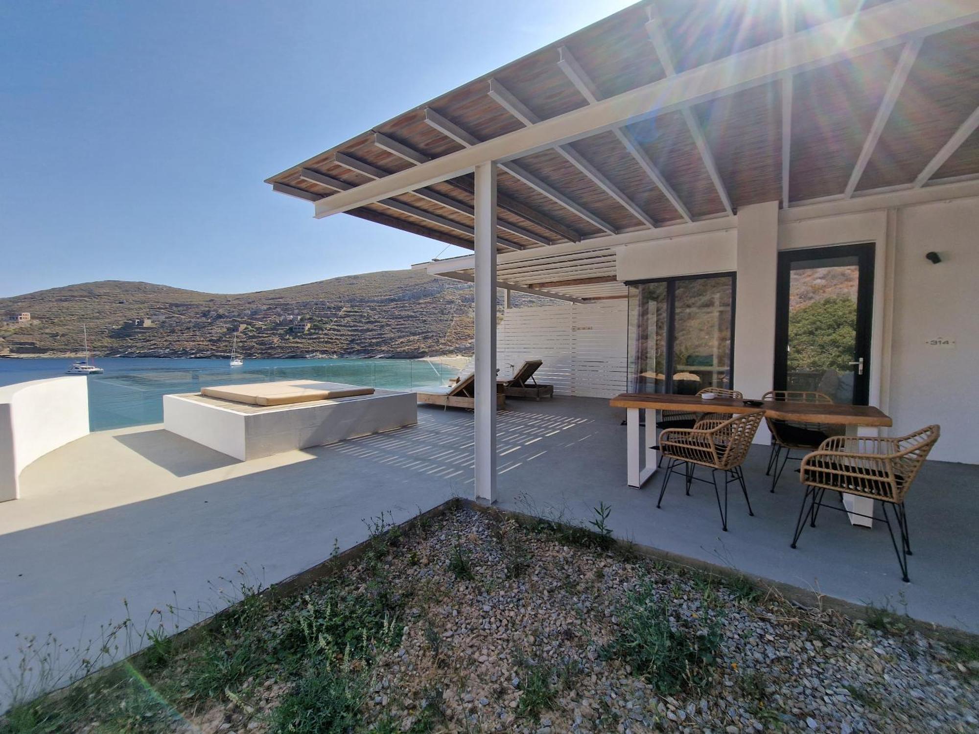Spathi Beach Suites Kea Rum bild