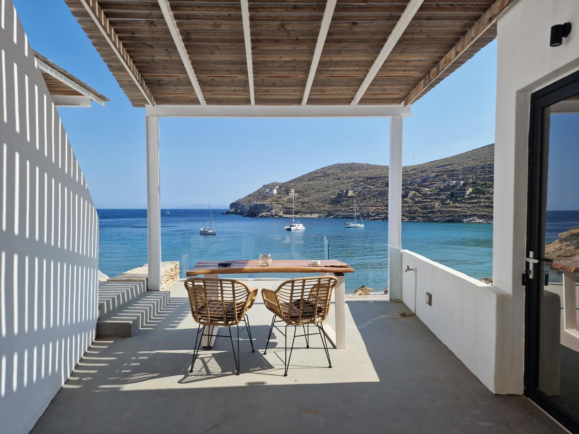 Spathi Beach Suites Kea Rum bild